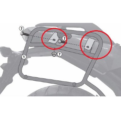 GIVI Комплект крепежа для PL1146/PLX1146 - GIVI кофры и сумки - кофры и сумки - Аксессуары - Интернет-магазин мотоэкипировки и мотозапчастей MотоГанза