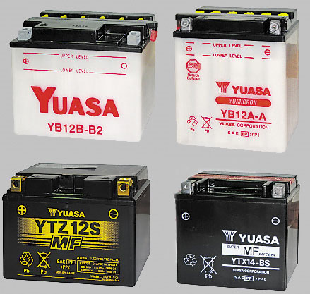 YUASA   Аккумулятор  YB14L-A2 - Аккумуляторы YUASA - аккумуляторы - Мотозапчасти - Интернет-магазин мотоэкипировки и мотозапчастей MотоГанза