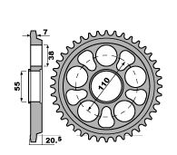 PBR Звезда задняя 4320 42 LD DUC.MONSTER S4R Z42 - Звезды PBR - цепи и звезды - Мотозапчасти - Интернет-магазин мотоэкипировки и мотозапчастей MотоГанза
