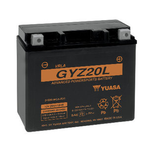 Аккумулятор YUASA GYZ20L - Аккумуляторы YUASA - аккумуляторы - Мотозапчасти - Интернет-магазин мотоэкипировки и мотозапчастей MотоГанза