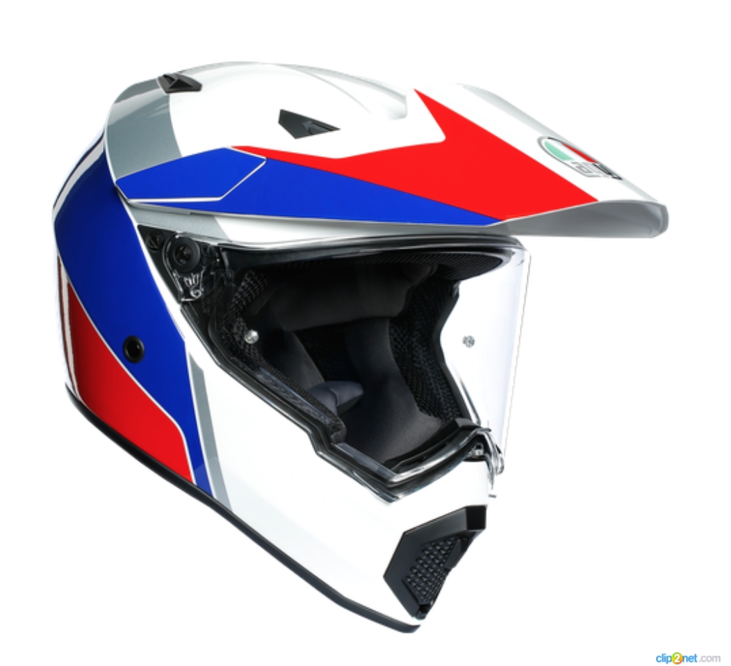 AGV Шлем AX9 ATLANTE бело-сине-красный - AGV - Мотошлемы - Интернет-магазин мотоэкипировки и мотозапчастей MотоГанза