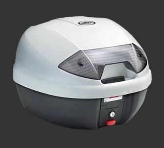 KAPPA Monolock Кофр 30 литров белый K30B - KAPPA Кофры и площадки - кофры и сумки - Аксессуары - Интернет-магазин мотоэкипировки и мотозапчастей MотоГанза