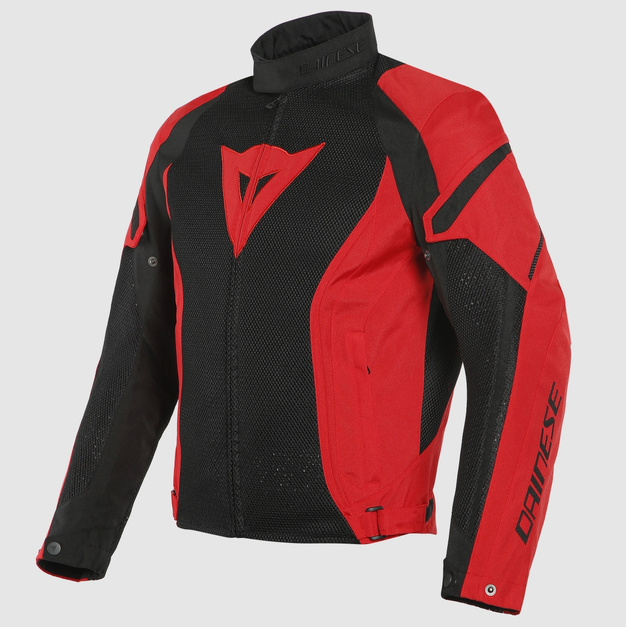 DAINESE Куртка ткань AIR CRONO 2 TEX 77F черно-красная - DAINESE Куртки - куртки - Мотоэкипировка - Интернет-магазин мотоэкипировки и мотозапчастей MотоГанза