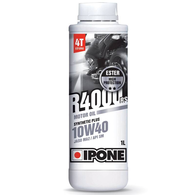 Масло R4000 RS 10W40 1L полусинтетика - IPONE - масла и жидкости - Мотозапчасти - Интернет-магазин мотоэкипировки и мотозапчастей MотоГанза