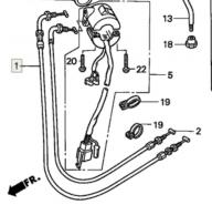 HONDA Трос 17910-MZ0-000