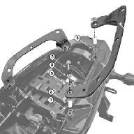 KAPPA Установочный комплект 450KIT для крепежей кофров KLR450/KLXR450