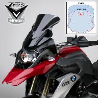 Z2485 Лобовое стекло черное VSTREAM, низкое для BMW R1200GS LC