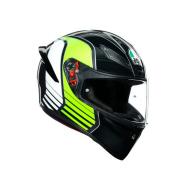 AGV Шлем K1 POWER черный/белый/зеленый