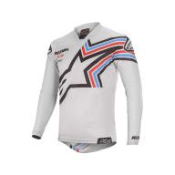ALPINESTARS Майка кроссовая RACER BRAAP светло-серая