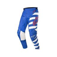 ALPINESTARS Мотобрюки кроссовые RACER BRAAP синий/белый