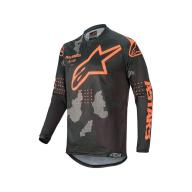 ALPINESTARS Майка кроссовая RACER TACTICAL черно-серая камуфляж/оранжевый