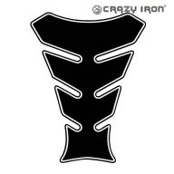 CRAZY IRON Наклейка на бак #2 черная