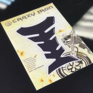 CRAZY IRON Наклейка на бак FISH2 (текстура карбон)