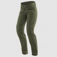 DAINESE Брюки ткань женские CASUAL SLIM TEX 118 оливковые