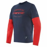 Футболка DAINESE PADDOCK LS 70F темно-синий/красный