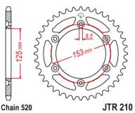 JT Звезда задняя JTR210.52