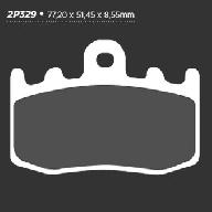 Тормозные колодки Nissin 2P-329ST (9000)
