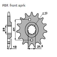 PBR Звезда передняя 345 15 (308)