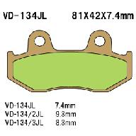 Тормозные колодки VD 134/3JL