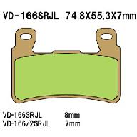 Тормозные колодки VESRAH VD 166/2SRJL