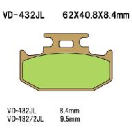 Тормозные колодки VESRAH VD 432/2JL