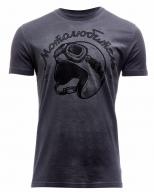 VolgaWear Футболка Мотолюбитель мужская серая винтаж