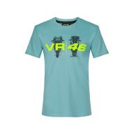 VR46 Футболка Lifestyle светло-голубая