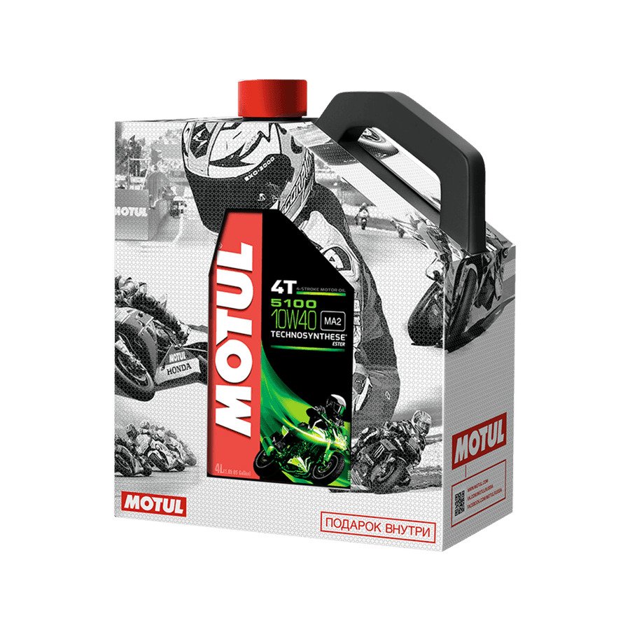 MOTUL Масло 5100 10W40 4T 4л + СЗ CH LUBE 100мл - MOTUL - масла и жидкости - Мотозапчасти - Интернет-магазин мотоэкипировки и мотозапчастей MотоГанза