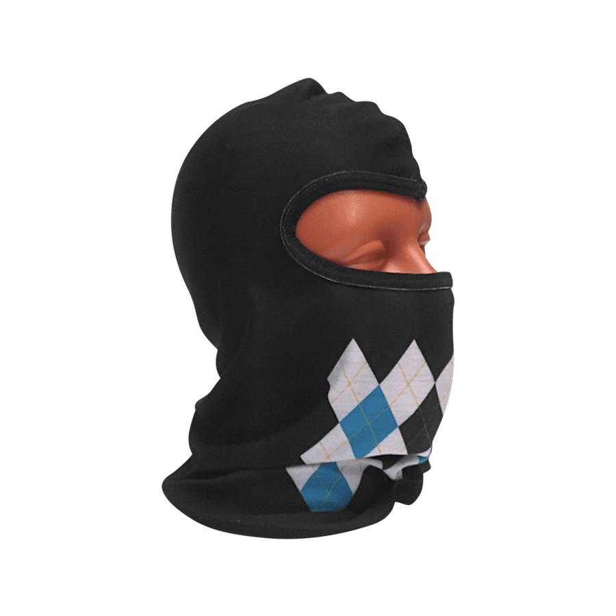 REXWEAR Подшлемник черный/белый/синий ромб - Подшлемники - прочее - Мотоэкипировка - Интернет-магазин мотоэкипировки и мотозапчастей MотоГанза