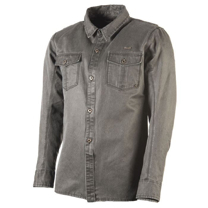 TRILOBITE 1870 DISTINCT SHIRT Куртка джинсовая серая - TRILOBITE куртки - куртки - Мотоэкипировка - Интернет-магазин мотоэкипировки и мотозапчастей MотоГанза