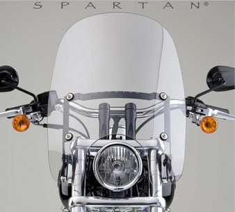 Лобовое стекло SPARTAN прозрачное высокое N21200 - Harley Davidson FL Softail - NATIONAL CYCLE - Аксессуары - Интернет-магазин мотоэкипировки и мотозапчастей MотоГанза